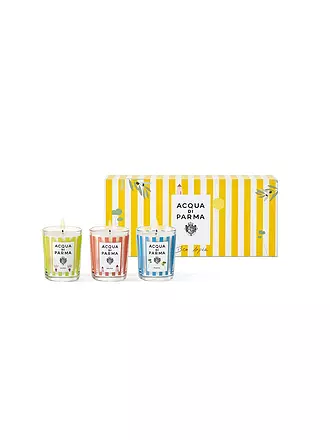 ACQUA DI PARMA | Geschenkset - Trio Kerzen Ulivo, Salina, Pineta Limited Edition 70g | 